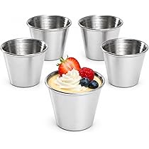 ケーキ屋　外壁　装飾品　オブジェ　オーナメント　プリン　カップ　特大 Amazon | Asdays プリンカップ 製菓用品 耐熱 カップ容器 ゼリー型